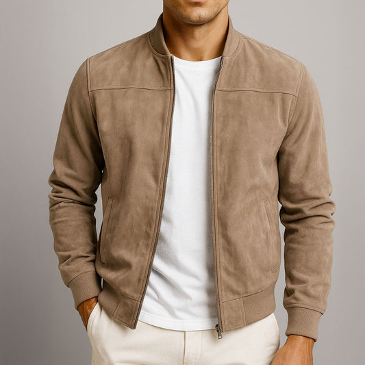 Leon™ | Veste en Suède Élégante