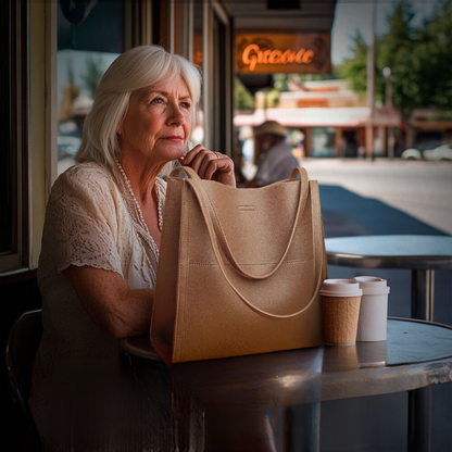 Talia | Sac à main de luxe en cuir souple