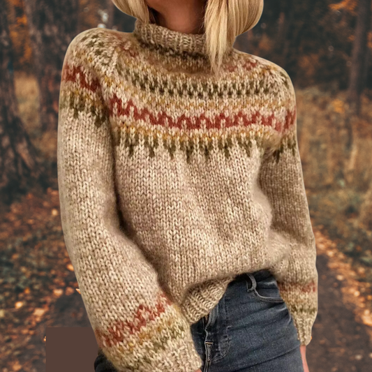 Astrid™ | Pull en Tricot Nordique