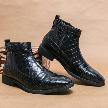 Dylan™ | Bottines en Cuir Synthétique avec Boucle