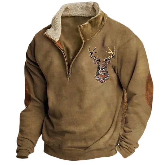 Christos™ | Pull avec Détail de Cerf